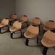 Set of eight ‘Sail’ dining chairs by Giovanni Offredi for Saporiti Italia, 1973