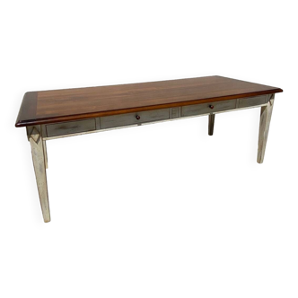 Large wooden table