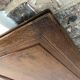 Vintage solid oak sliding door