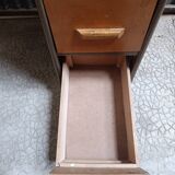 Vintage school desk wood and metal