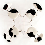 Vintage industrial chairs, 1960s, set of 4