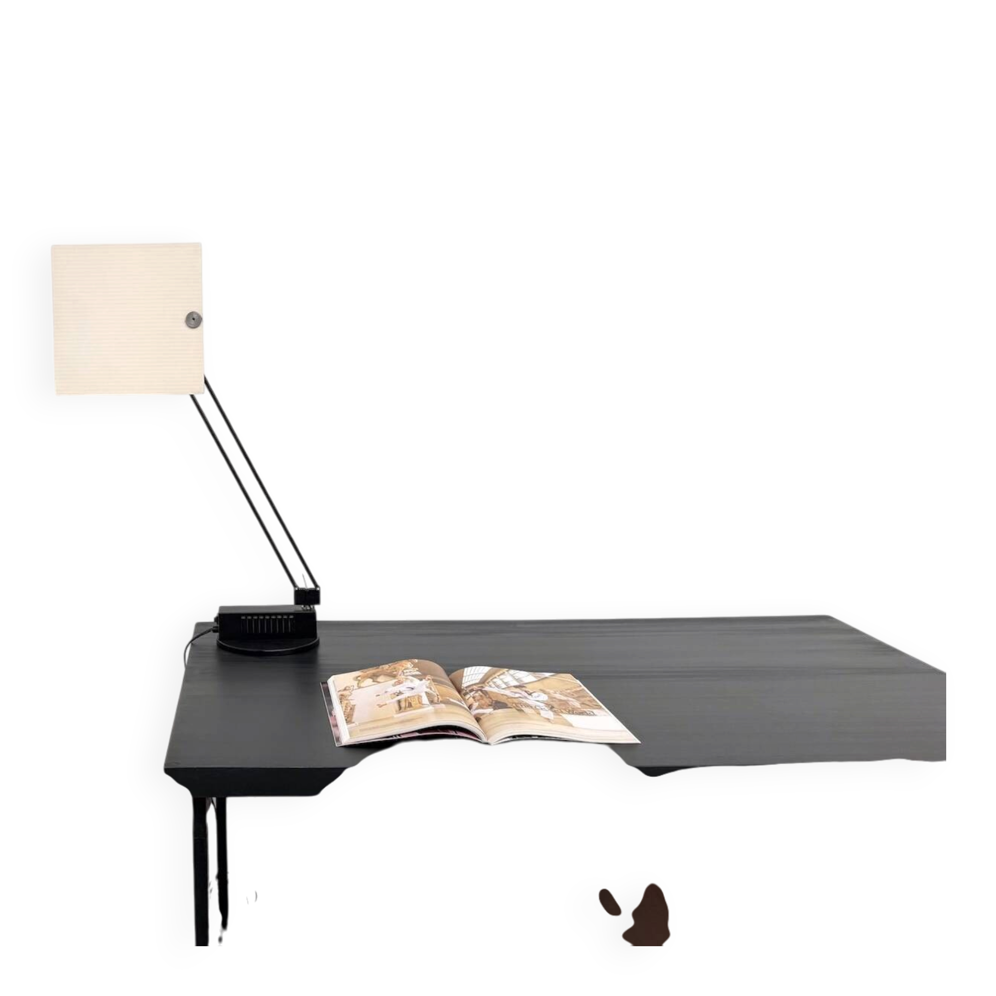 Rare desk/table lamp "WO" by Sacha Ketoff - Aluminor Edition, circ
