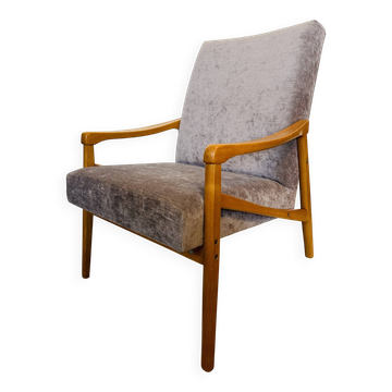 Fauteuil lounge du milieu du siècle par Jiri Jiroutek, Tchécoslovaquie années 1970.