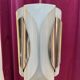 Chrome and bakelite pendant light, Italy, 1970s.