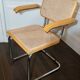 Cesca B64 vintage chair with armrests - Marcel Breuer in light beech - Vintage - Made in Italy - 80s (6 available)