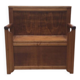 Antique solid wood bench/chest