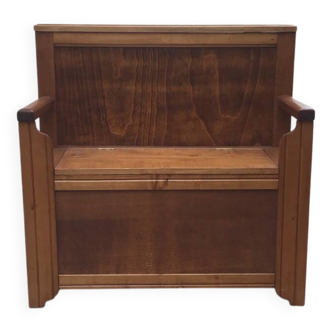 Antique solid wood bench/chest