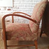 English armchair couple art deco