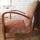 English armchair couple art deco