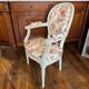 Louis XVI medallion armchair – traditional upholstery