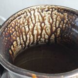 Saint Amand flamed stoneware pitcher