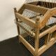 Wooden birdcage