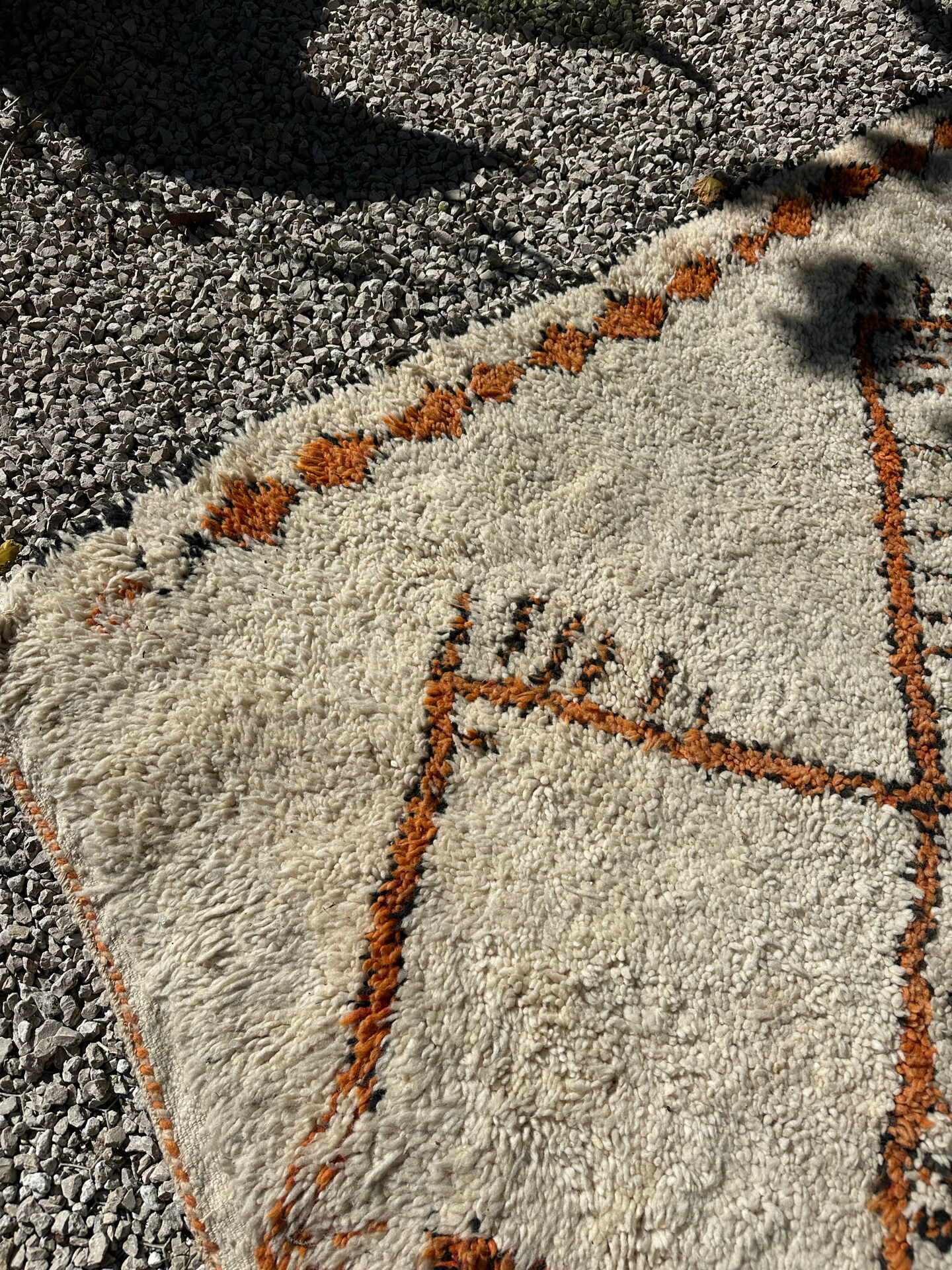 Authentique Tapis berbère Béni Ouarain