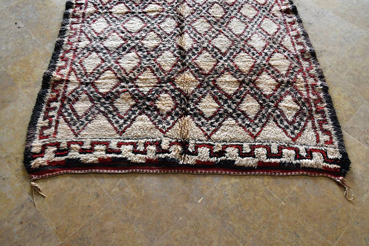 Vintage Moroccan Marmoucha Berber Rug