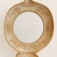 Miroir vintage en ceramique années 1960