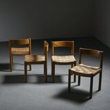 Set of four model 6200 chairs by Robert and Trix Haussmann, Dietiker, 1963