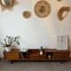 Enfilade basse vintage peu profonde