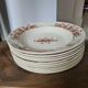 Sarreguemines Iron Earth Soup Plates 1910