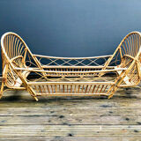Rattan bed
