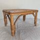 Petit banc en rotin et osier – années 1960