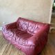 Hans Hopfer "Informel" model sofa, in burgundy leather