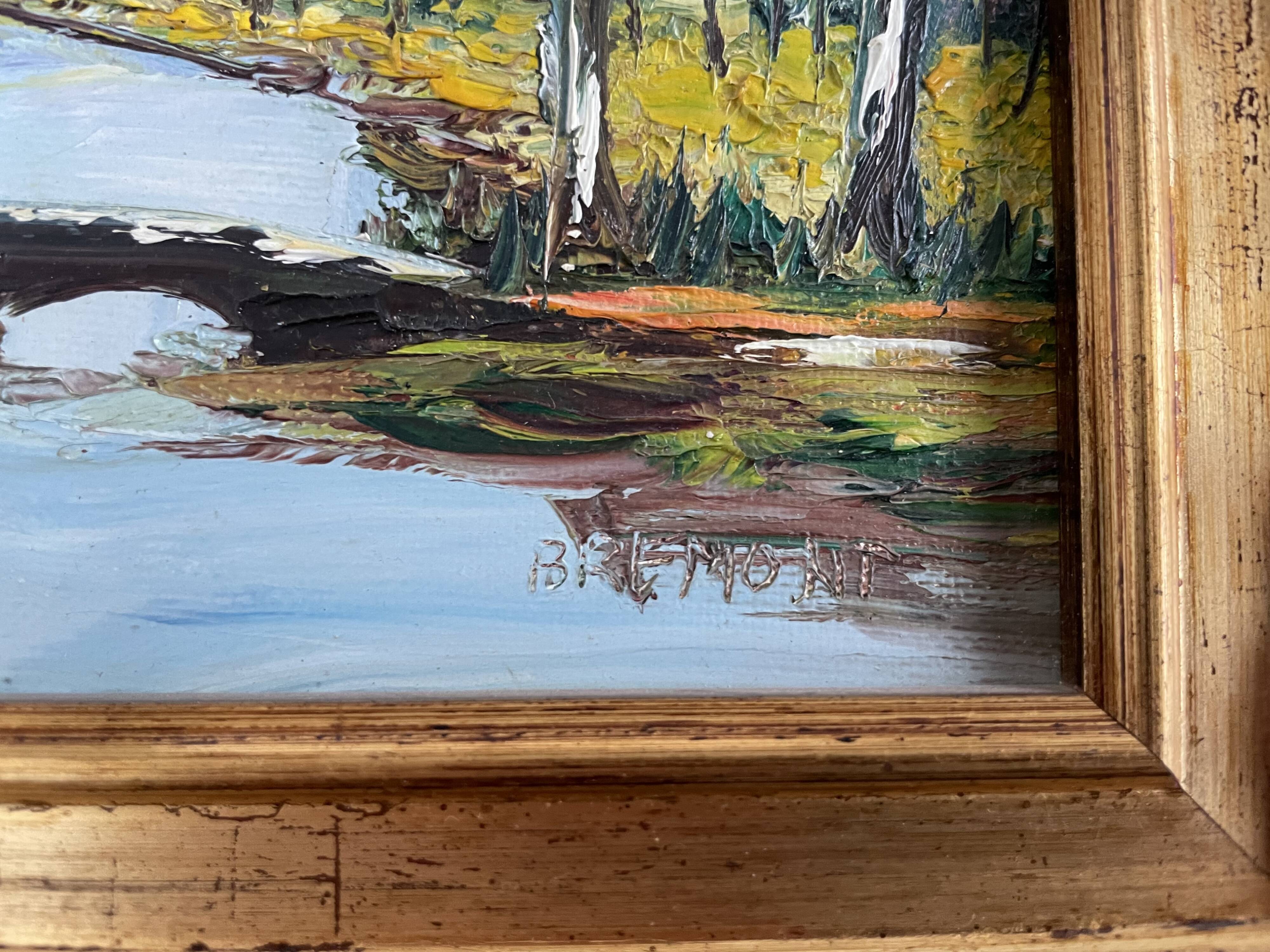 Petit tableau signé Bremont