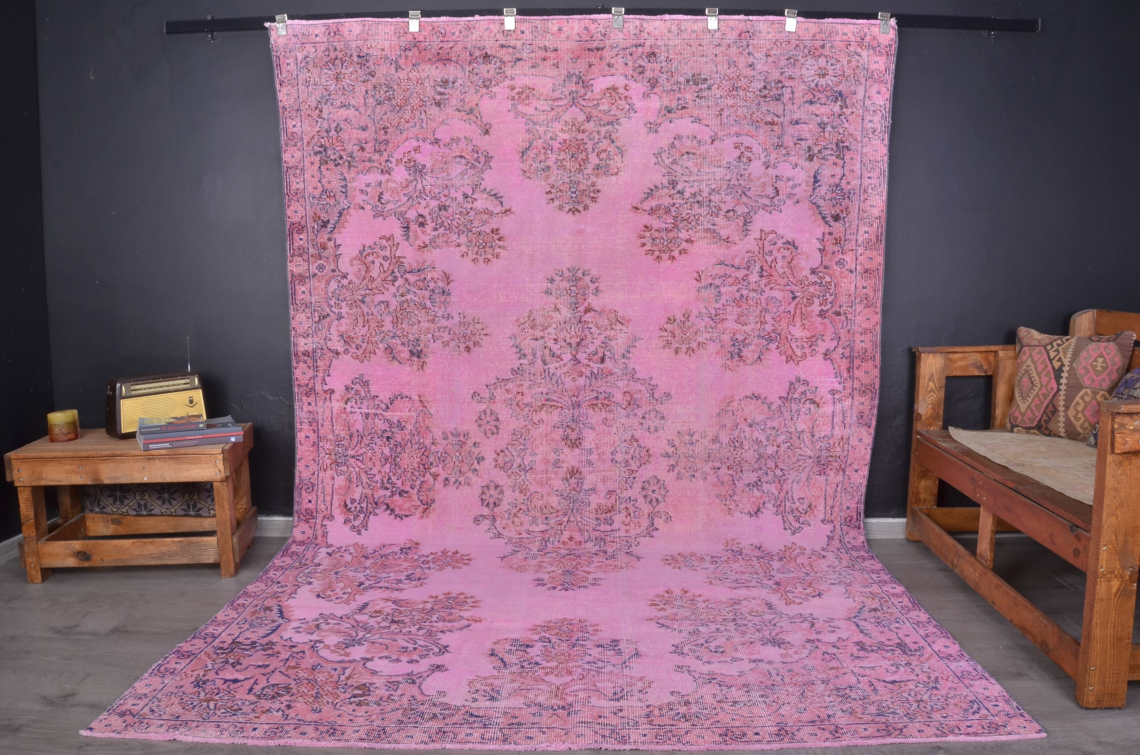 PinK Ethnic Pale Pink Rug sku 2352