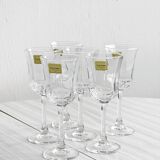 6 verres à liqueur Luminarc.