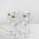 6 Luminarc liqueur glasses.