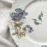 Low Limoges porcelain compote dish