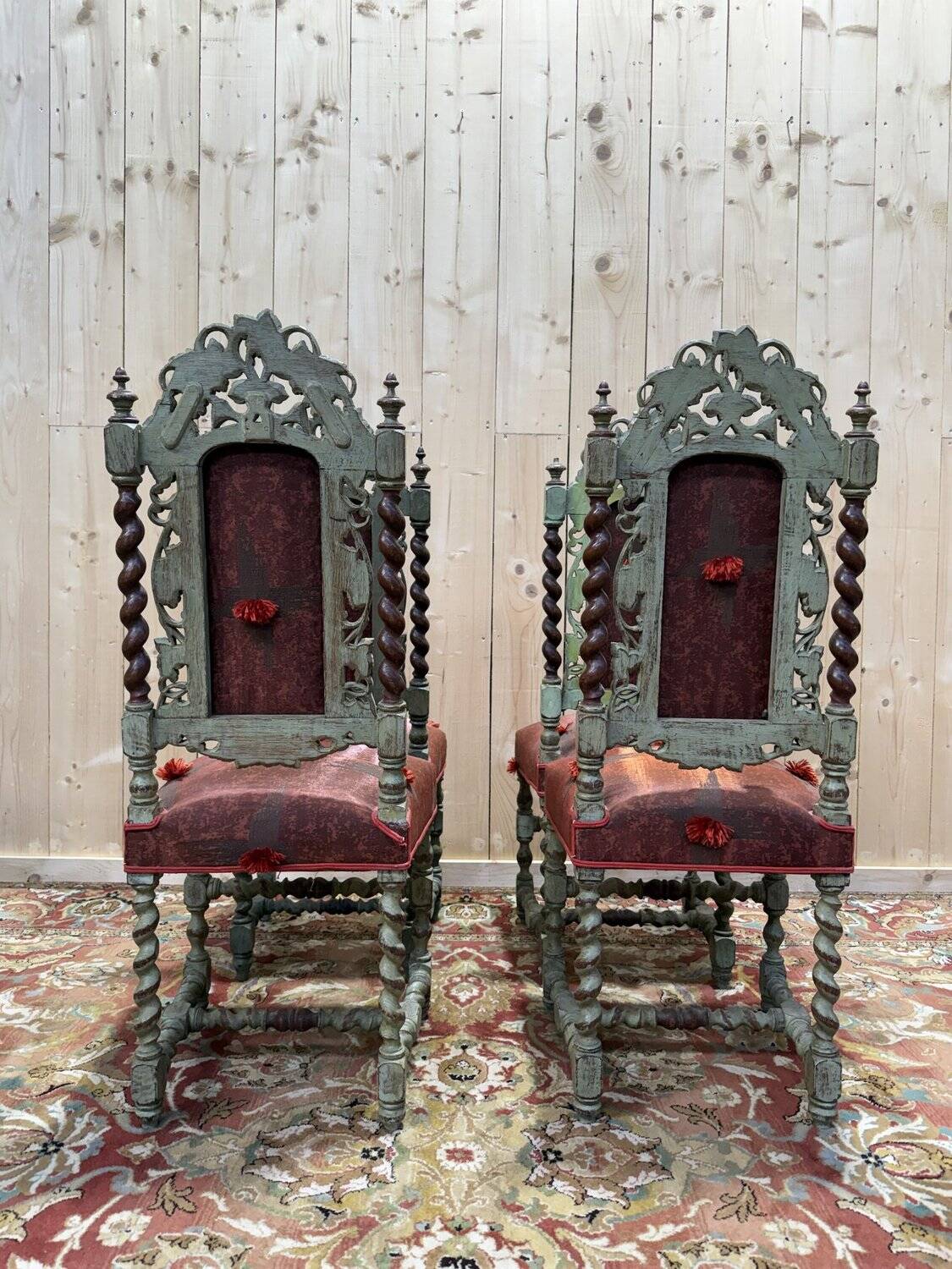 Set of 4 chairs in High Period style