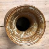 Brown ceramic vase