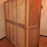3-door wardrobe with burr walnut decor