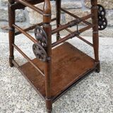 Folding wooden children's high chair