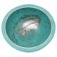 Bowl Wilhelm Kate in ceramic and silver Argenta Gustavsberg Sweden 1950