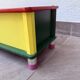 Banc-coffre années 80 Pierre Sala crayons