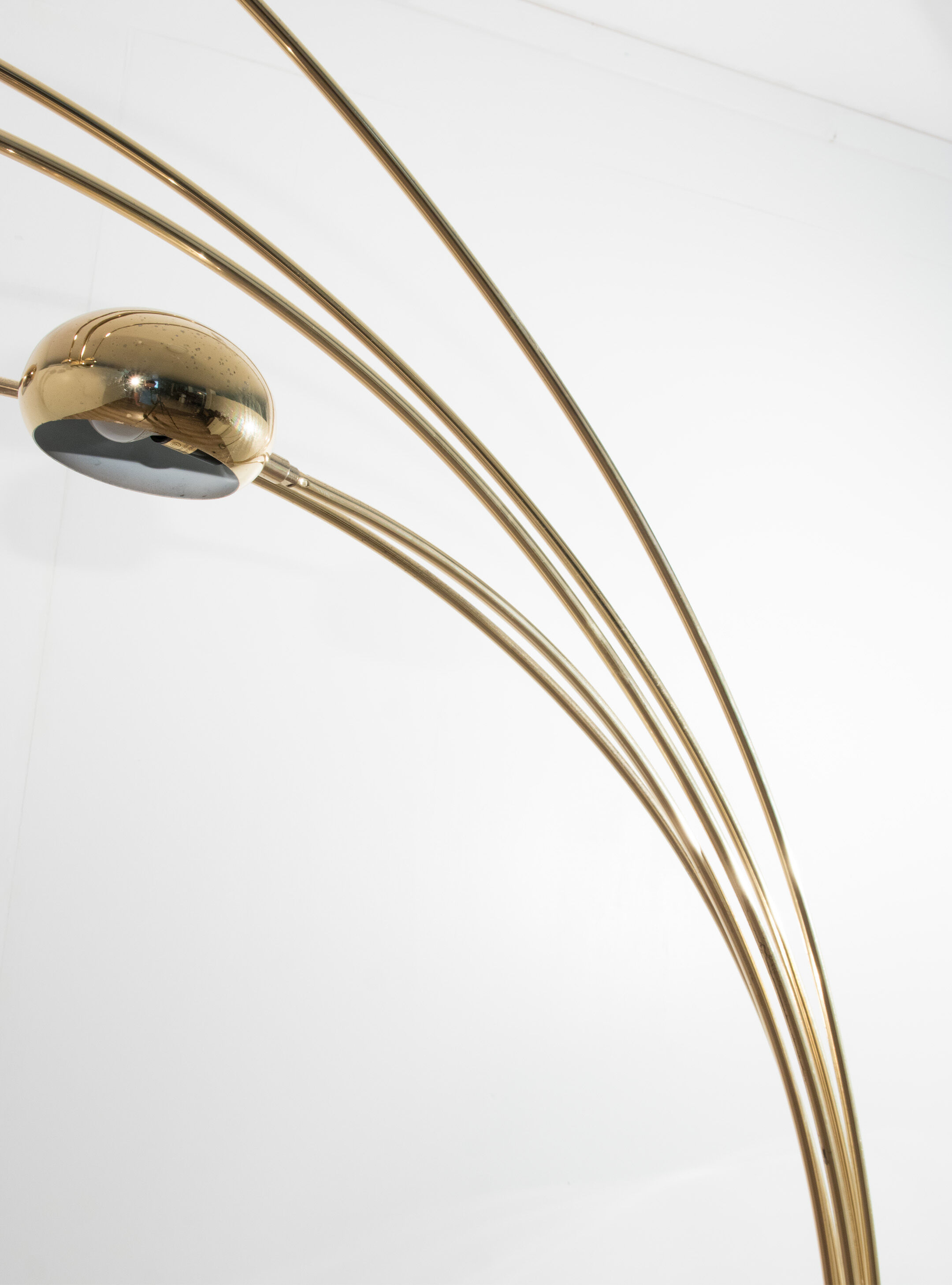 5 arm mid-century italian floor lamp