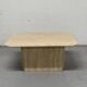 Italian coffee table in travertine from the 1970s.