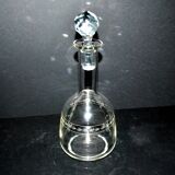 Antique carafe engraved with a laurel frieze, circa 1900