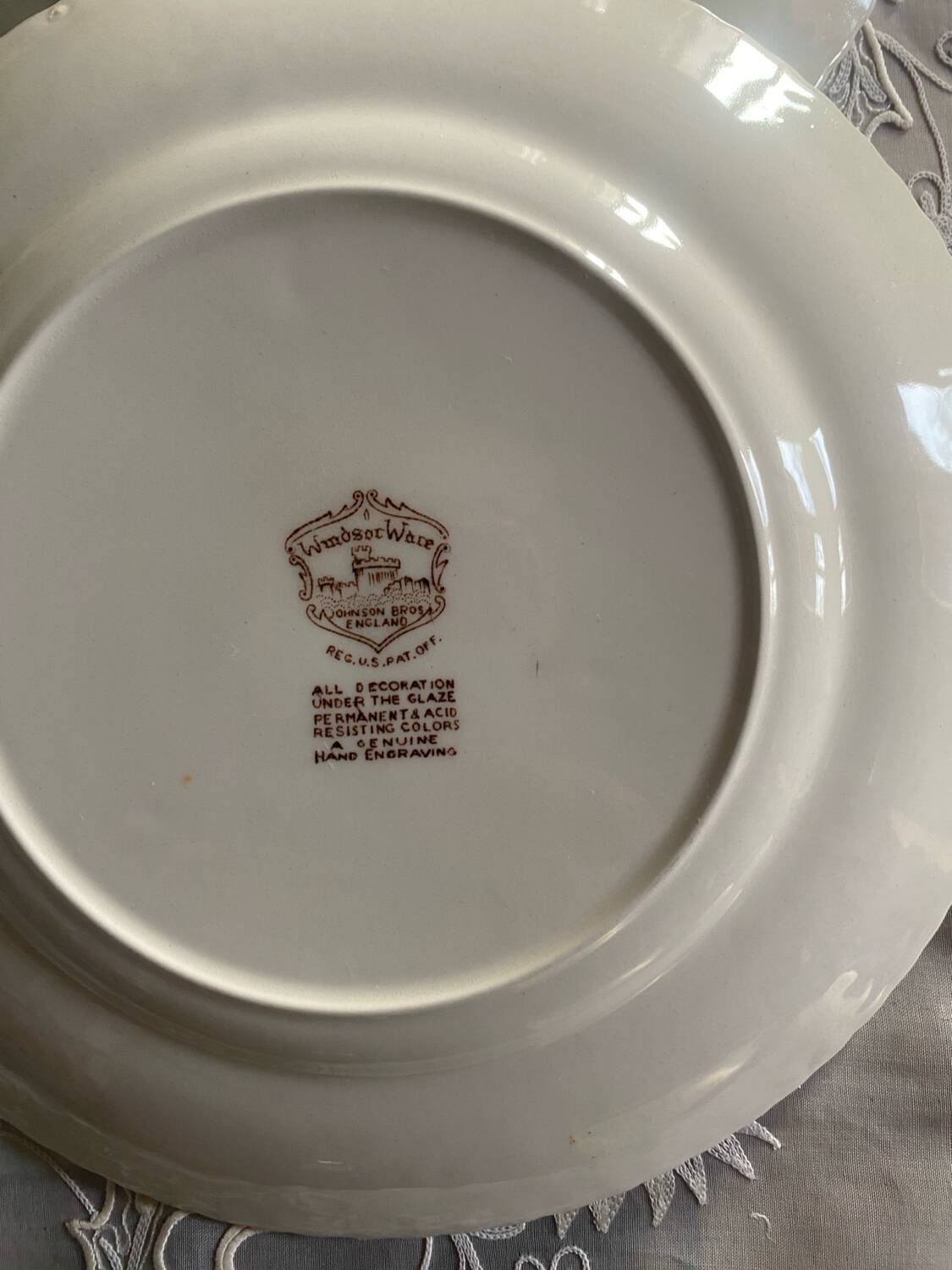 Set of 6 dessert plates Johnson Bros