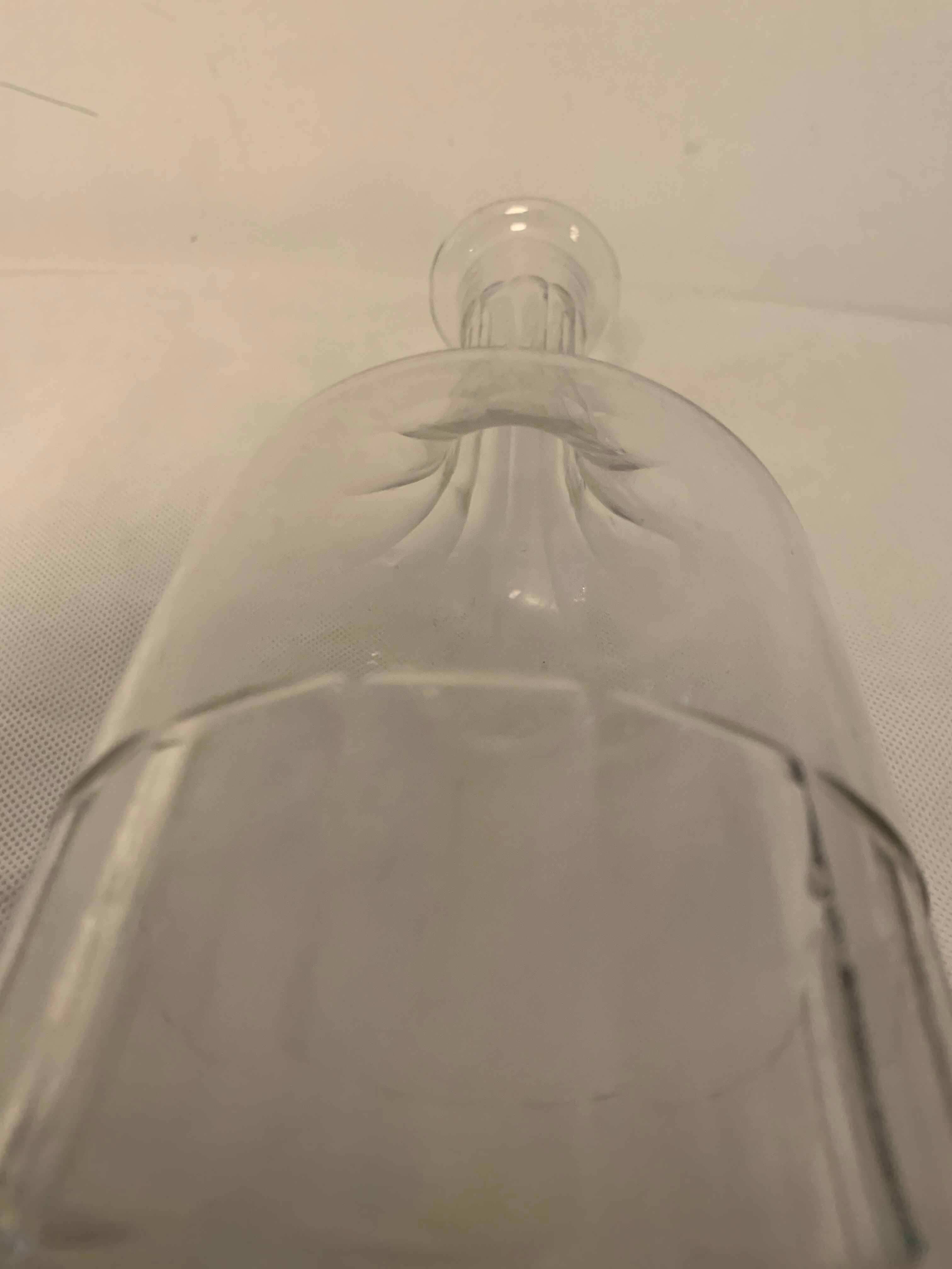 Set of 4 glasses and 1 carafe model Mirabeau early twentieth century