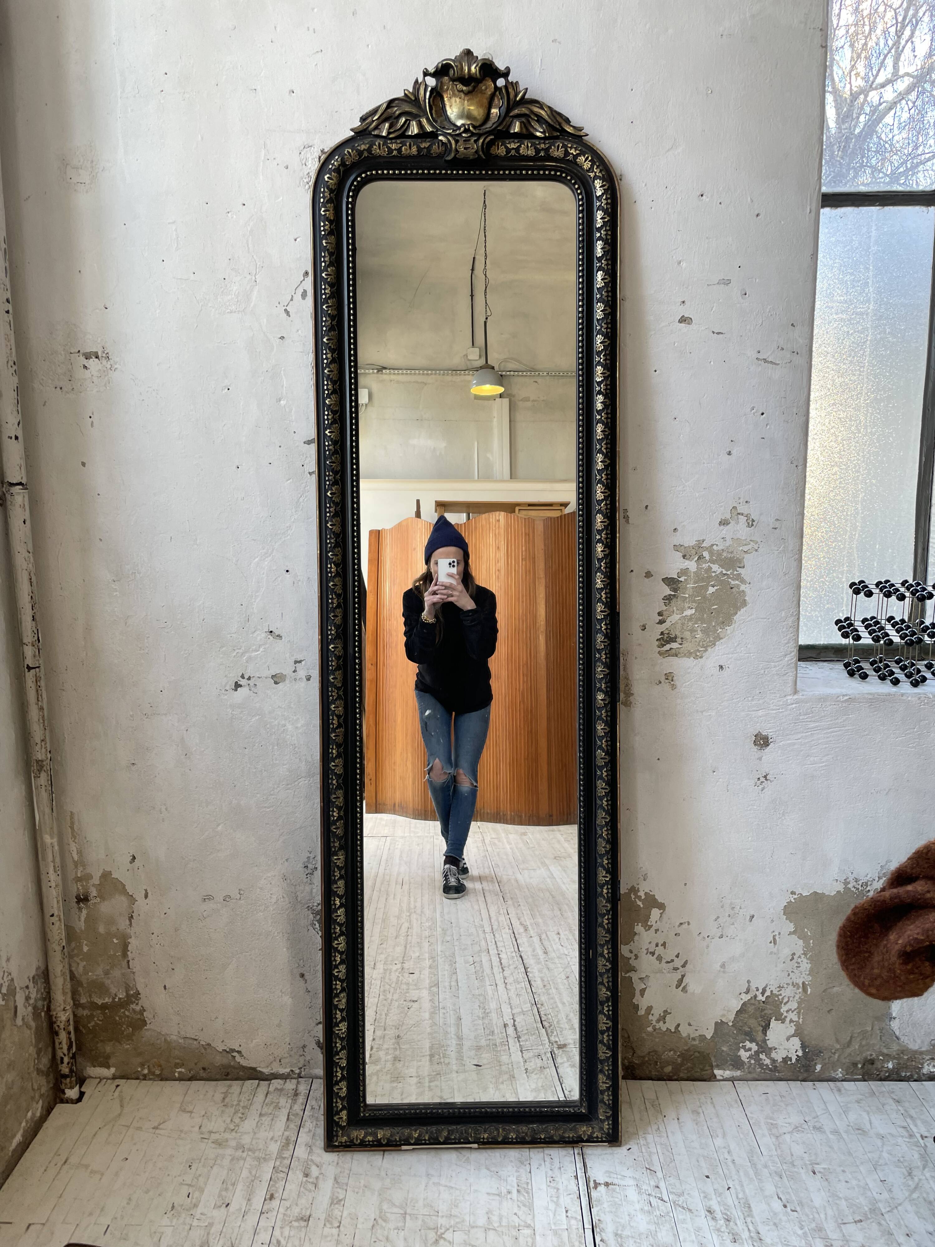 Louis Philippe XXL white mirror 2m