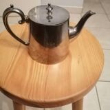 silver-plated teapot