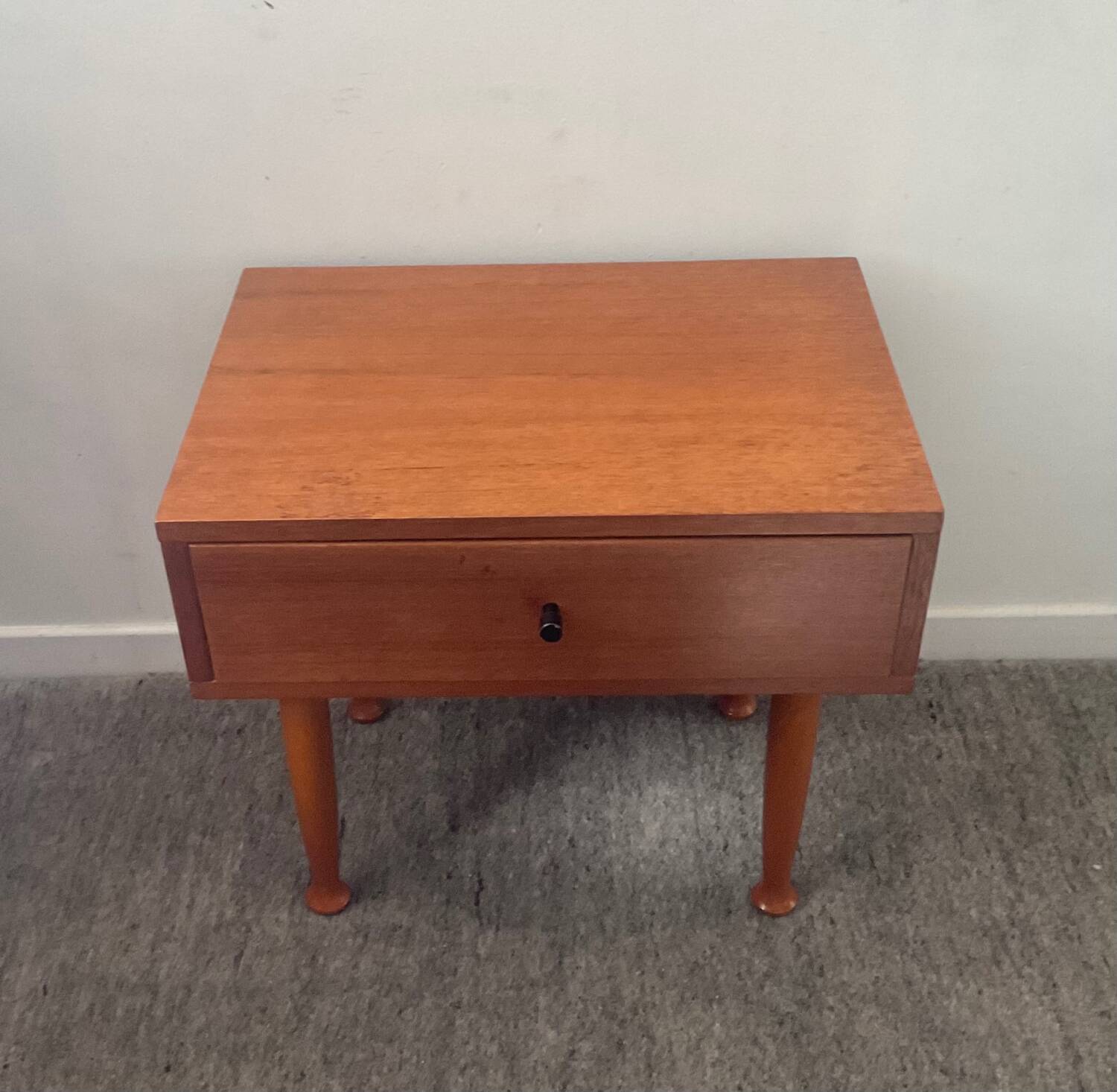 Scandinavian teak bedside table, 1960s