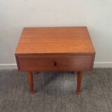 Scandinavian teak bedside table from the 60s