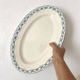 Set of ironstone dishes Salins France Régamier