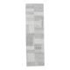 2x8 Kilim White Black Solid Kilim Runner Rug, 72x254Cm
