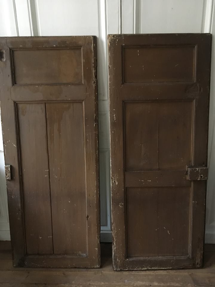 Pair of old doors