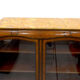 Transition style library marquetry and gilded bronze on marble