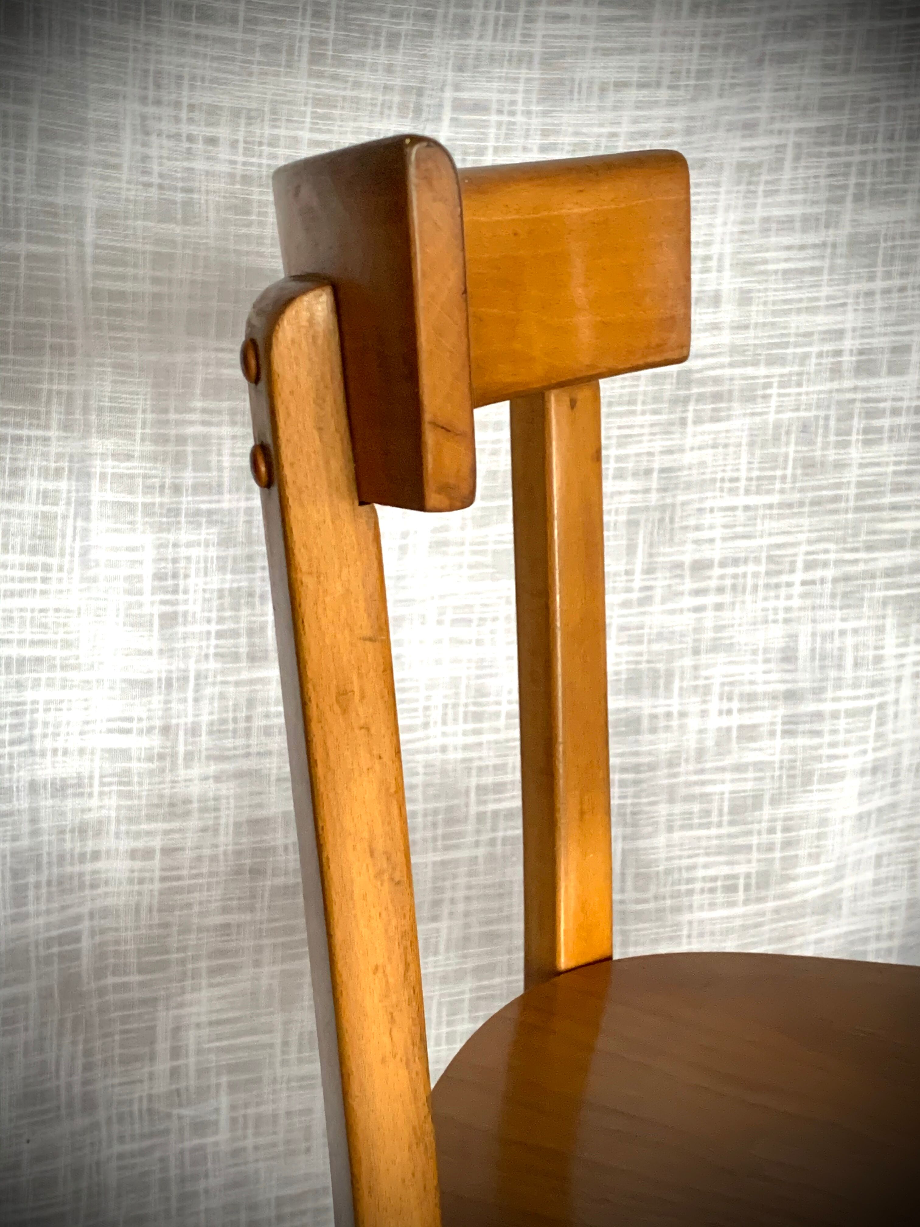 Set of 6 chairs bistro Baumann No. 55